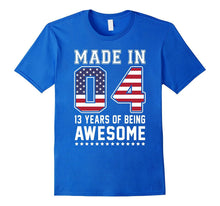 13th Birthday Gift T-Shirt Made in 04 Cute 13 Yrs Old Gift