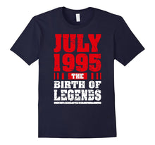 22nd Birthday Gift Men Born in July 1996 Legends Birth Shirt