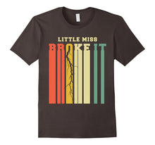 Classic Vintage Retro LITTLE MISS BROKE IT TSHIRT