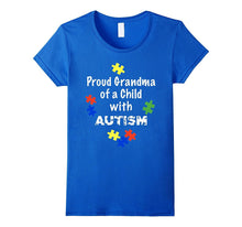 Autism Awareness T-Shirt - Proud Grandma