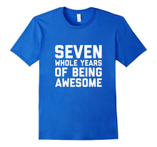 7th Birthday Shirt Gift Age 7 Year Old Boy Girl Tshirt Tee
