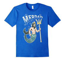 Merdad T-Shirt Mermaid Dad Tee Shirt