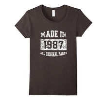 Made in 1987 All Original Parts Shirt, 30th Birthday Gift