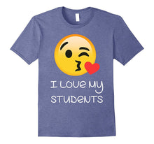 I Love My Students Tshirt for Teachers Emoji Hearts Love