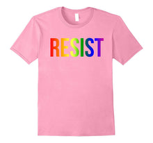 Resist Rainbow Flag Nationa Pride March Shirt for Women Men