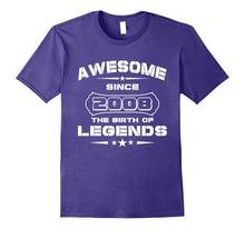 Awesome Since 2008 T-Shirt Gift for Great Birthday