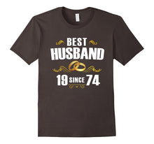 Best Husband Since 1974 T-Shirt 43rd Anniversary Gift Tee