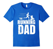 Mens Running Dad T-Shirt Walking Dad Gift Father's Day