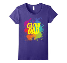 Glow Party Birthday Shirt With Splatters - Dad