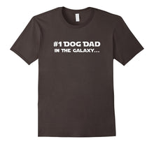 #1 Dog Dad in the Galaxy Funny Father's Day Gift T-Shirt
