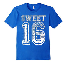 16th Birthday Shirt Gift Teen Sweet Sixteen 16 Varsity Crack