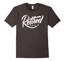 Retired EST. 2017 | Vintage Retro Retirement Logo T-Shirt