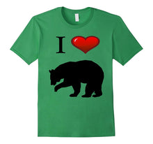 I LOVE BEARS SILHOUETTE T-Shirt -Perfect for Animal Lovers