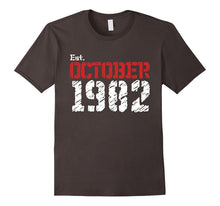 Est October 1982 Shirt 35th Birthday Gifts TShirt