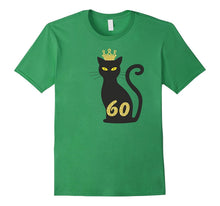 Black Cat 60th Birthday Gift for Ladies T-Shirt