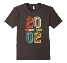 Awesome Since 2002 T-Shirt 15 Yrs Old Bday 15th Birthday Tee