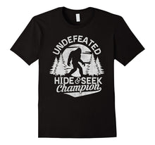 Bigfoot T-Shirt Undefeated Hide & Seek Sasquatch Yeti Gift