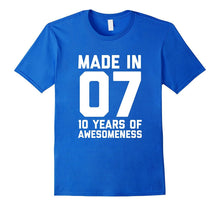10th Birthday Shirt Gift Age 10 Year Old Boy Girl Tshirt Tee