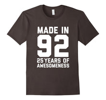 25th Birthday Shirt Gift Age 25 Year Old Mens Womens Tshirt