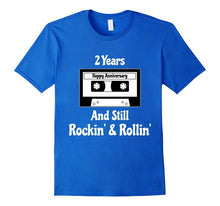 2nd Wedding Anniversary Gift 2 Years T-Shirt Cassette Tape