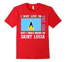 SAINT LUCIA Proud Flag Gift Tee