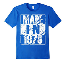Funny Made in 1978 T-Shirt Vintage Emoji 39th Birthday Gift