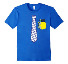 Nerdy Teacher Costume Back to School T-Shirt | Blue Tie