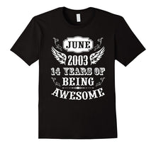 14 Year Old Teens Born in June 2003 Awesome Birthday T Shirt
