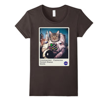 NASA Commander: Clawsome Cat Astronaut Graphic T-Shirt