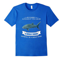 Be Yourself Whale Shark T-Shirt Cute Funny Zoo Animal