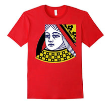 Queen of Diamonds Tshirt Face Cards Playing Cards Clothing