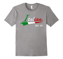 70th Birthday Gift Shirt Italian Since 1947 70 Years Old