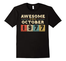 Retro Awesome Since October 1977 40th Birthday Gifts 40 Born
