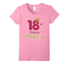 18th Birthday Girl T-Shirt Princess Crown - Gifts Childrens