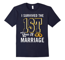 1st Anniversary Shirt I Survived the 1st Year of Marriage