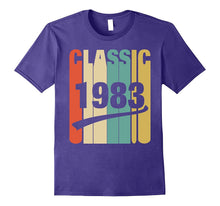 Classic Retro 1983 Birthday Gift Funny Tshirt for Men/Women