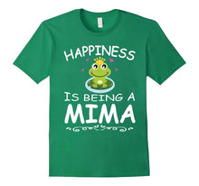 Happiness Is Being a Mima With Frog Funny T-Shirt Gift