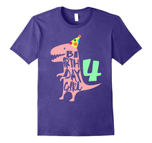 Birthday Girl 4 T Shirt- 4 Year Old Birthday Tee