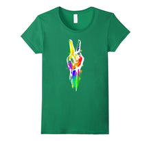Artistic Colorful Peace Sign - Peace Festive Arty Tee Shirt