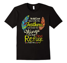 Jesus Will Cover You With His Feathers Christian Gift TShirt