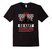Go Kart Racing Funny Red Silhouette T-Shirt