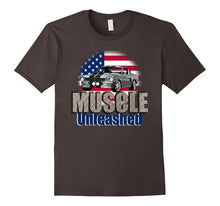 MUSCLE UNLEASHED Classic Muscle Car T Shirt Hot Rod Race