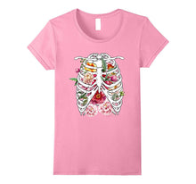 Flower Skull T-Shirt Sugar With Roses for Women Girls Mens