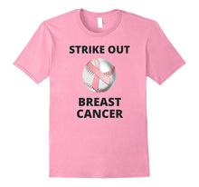 Baseball Strike Out Breast Cancer T-Shirt Shirt