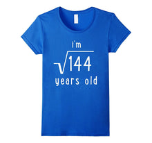 'I'm the Square Root of 144' Funny Math 12th Birthday Shirt