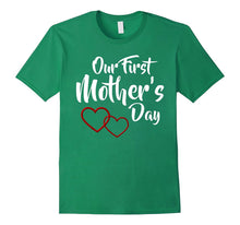 Cute Our First Mother's Day Lovely Hearts Shirt