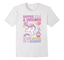 Happier Than a Unicorn Eating Muffins on a Rainbow Kid Shirt