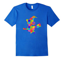 Halloween Autism Witch T-Shirt for Autism Awareness