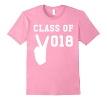 Class of 2018 Peace Sign - School Graduation T-Shirt