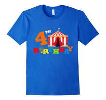 4th. Birthday Circus Kids Children Funny T-Shirt Balloons